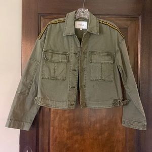 Pistola Army Green Cropped Jacket
